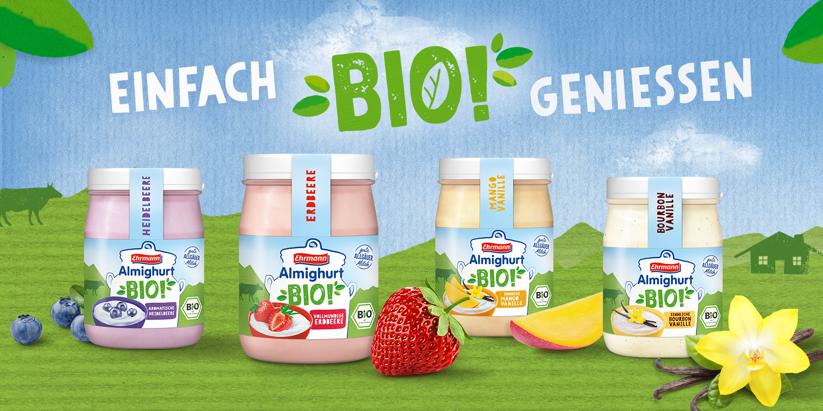 Hier mehr über unsere Almighurt BIO Welt erfahren.