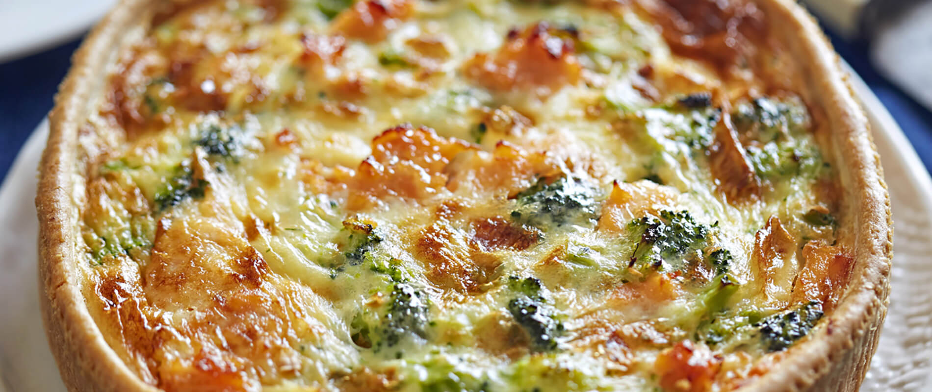 Naturjoghurt-Lachs-Brokkoli-Quiche