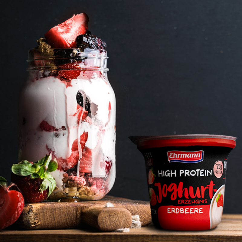 High Protein Joghurt-Beeren-Shake