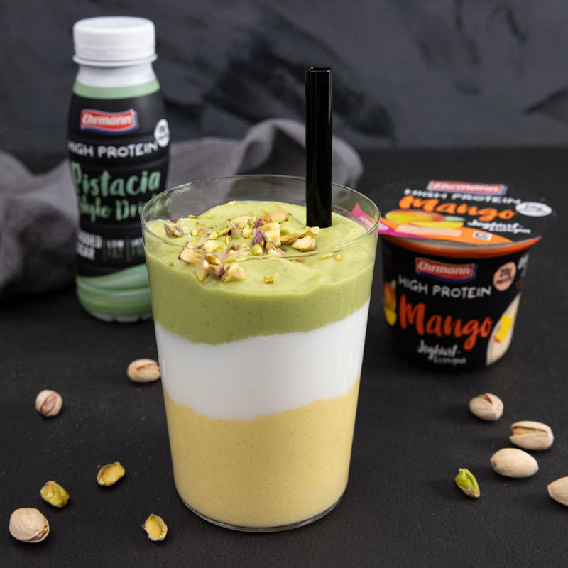 Pistazien Mango High Protein Latte