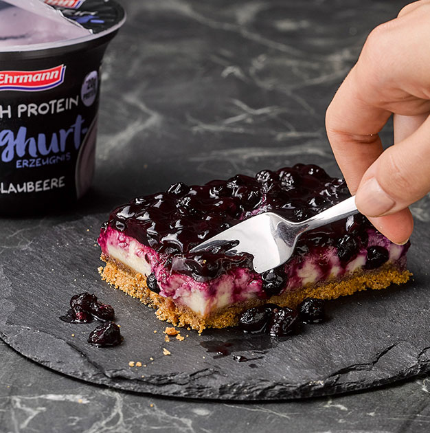 High Protein Blueberry Cheescake