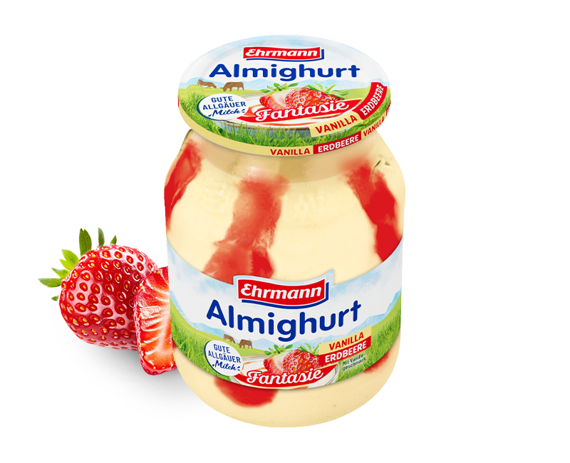 Ehrmann Almighurt Fantasie Erdbeer Vanilla