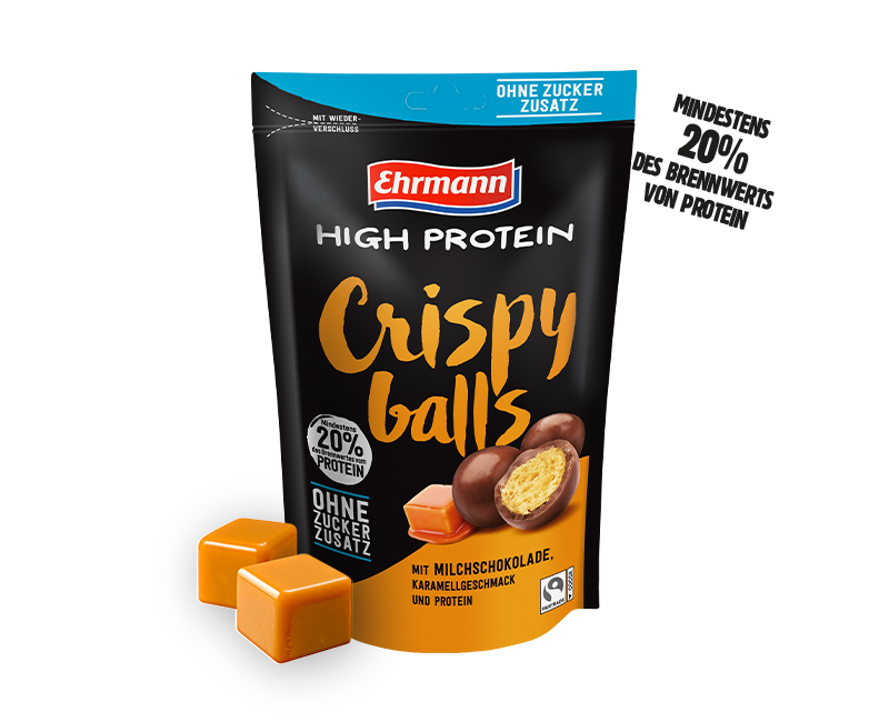 Crispy Balls Sorte Karamell